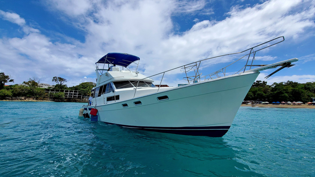 A Bertram 38 for private charters