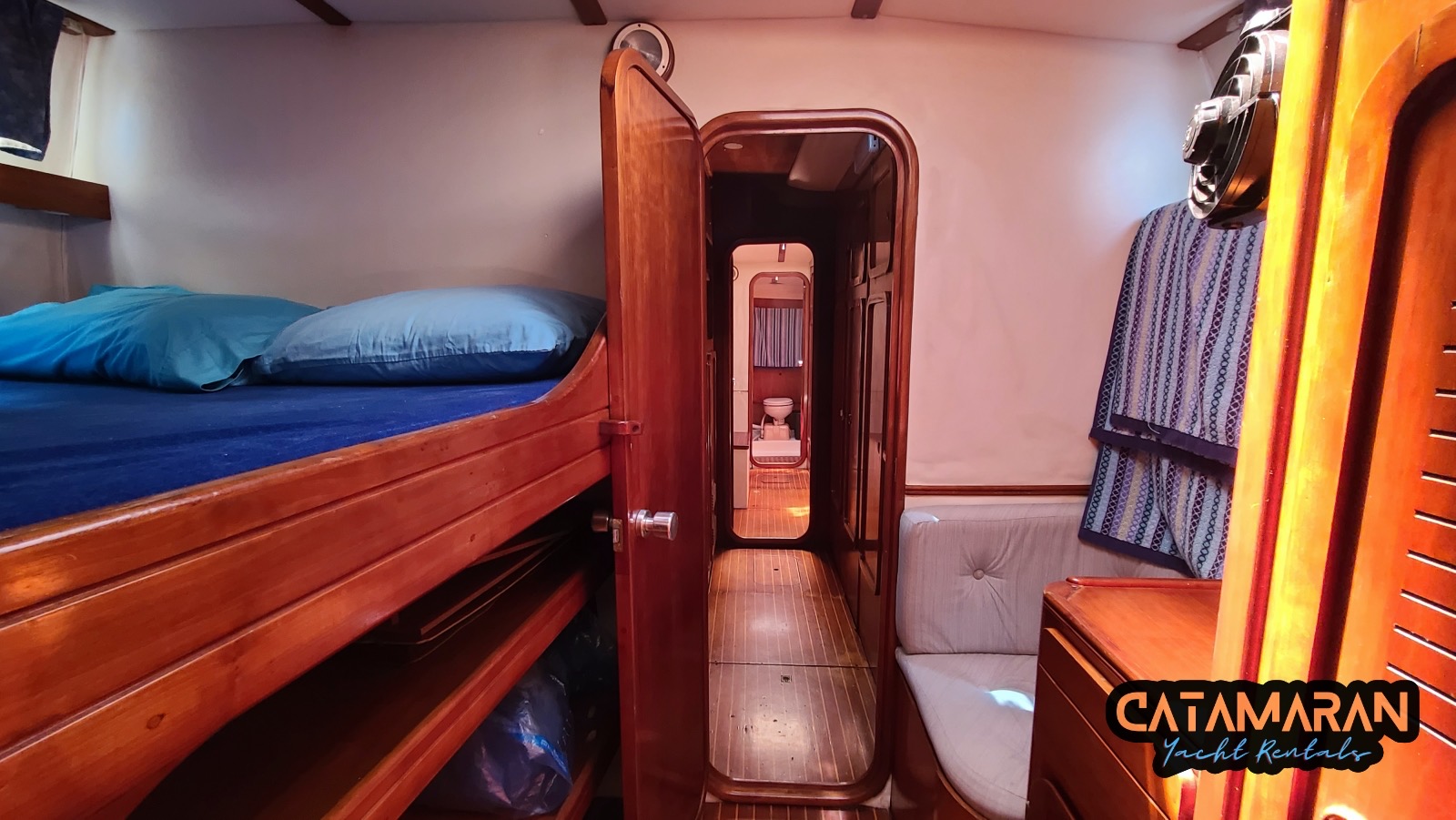 Second bedroom of the puerto plata catamaran rental