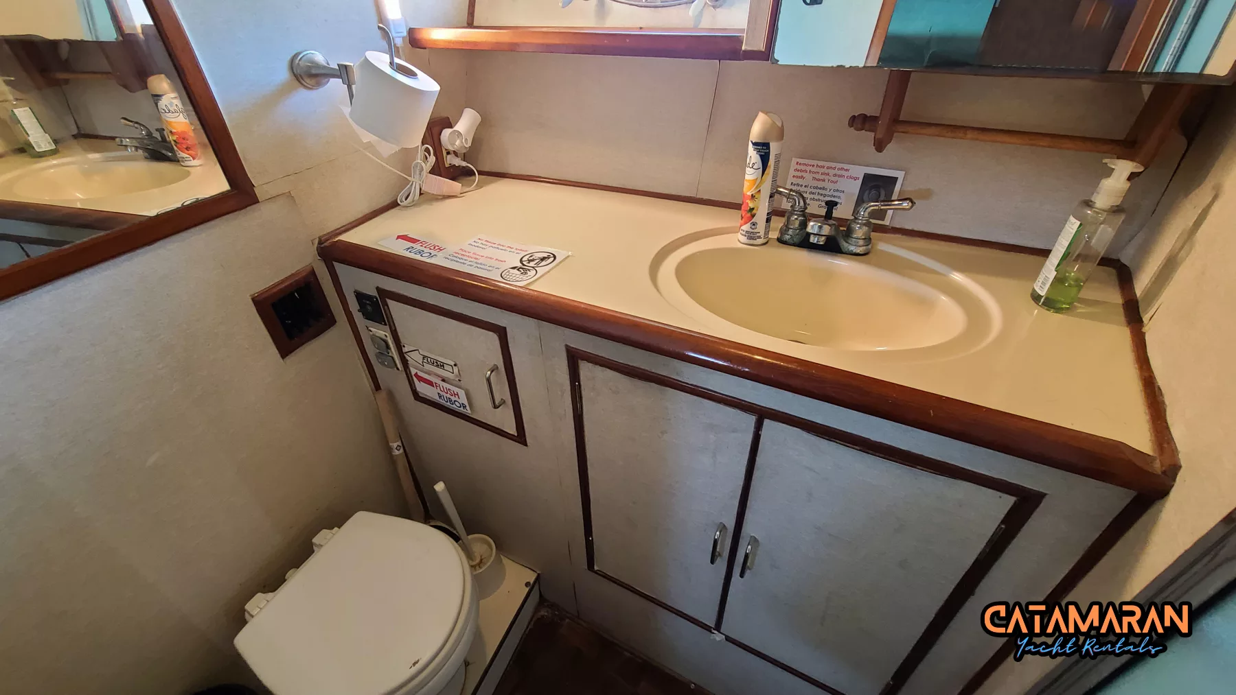 Yacht bathroom
